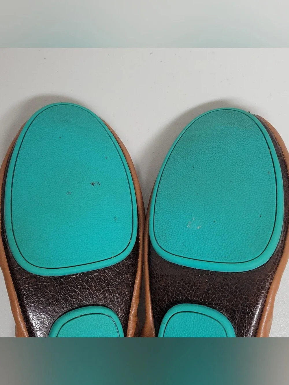Teiks By Gravielli Foldable Ballet Flats Size 9 In Chesnut Color.